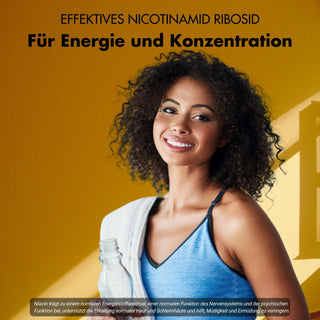 Nicotinamide Ribosid 300 - Précurseur du NAD+ - Niacine pour l'énergie et la vitalité cellulaires*.