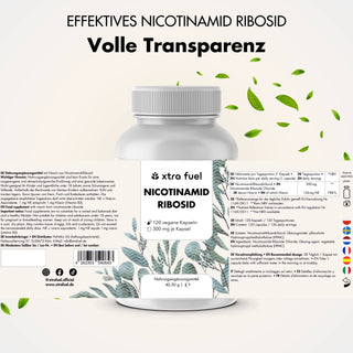 Nicotinamide Ribosid 300 - Précurseur du NAD+ - Niacine pour l'énergie et la vitalité cellulaires*.