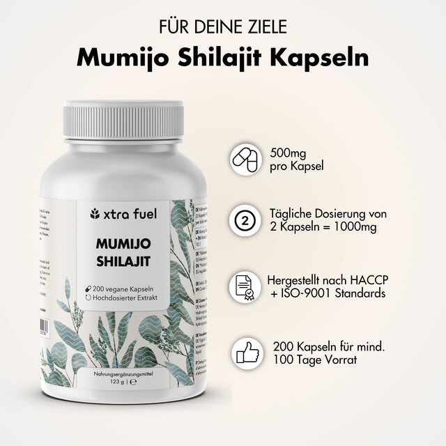 Shilajit capsules - 200x Mumijo capsules - price-quality winner
