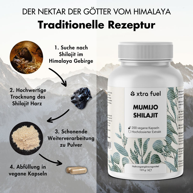 Shilajit capsules - 200x Mumijo capsules - price-quality winner