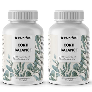 Corti Balance* - Cortisol Kapseln* - Nährstoffmix mit Ashwagandha, Rhodiola & Vitamin B6