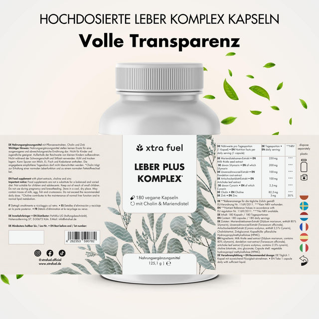 Liver Plus Complex* - Liver Cure - Effective formula with milk thistle, artichoke & dandelion