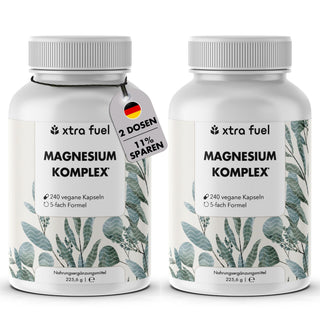 Complexe de magnésium* - formule quintuple avec 400 mg de magnésium élémentaire