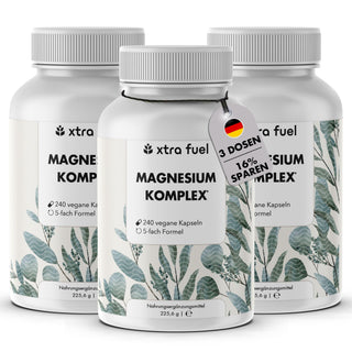 Complexe de magnésium* - formule quintuple avec 400 mg de magnésium élémentaire